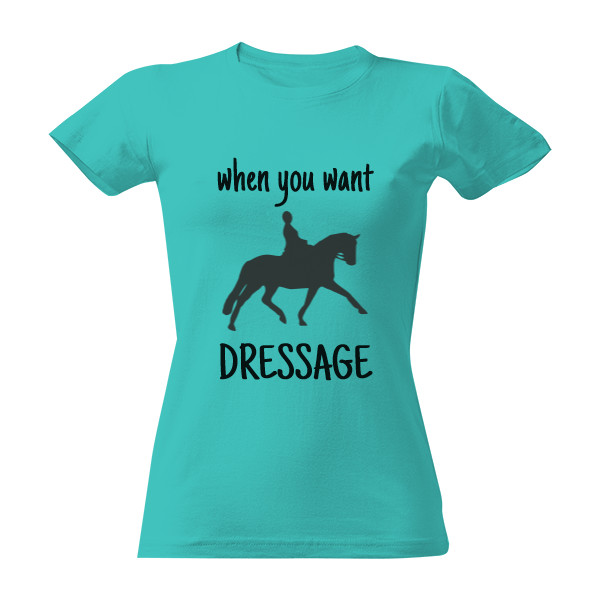 Tričko s potiskem Drezura vs rodeo - oboustranné D