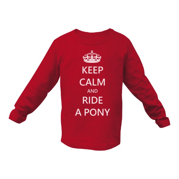 Tričko s potiskem Ride a Pony D